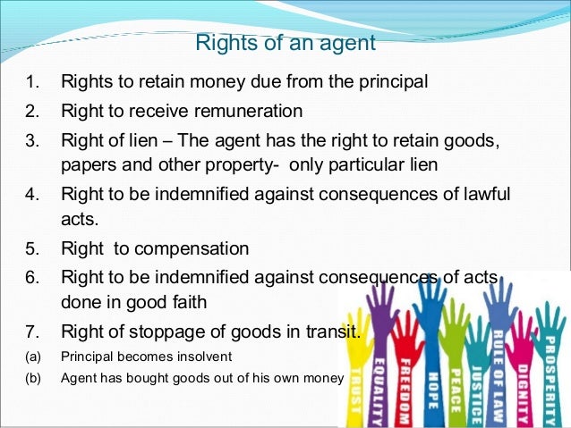 rights and duties of agent slideshare Rights and duties of agent
